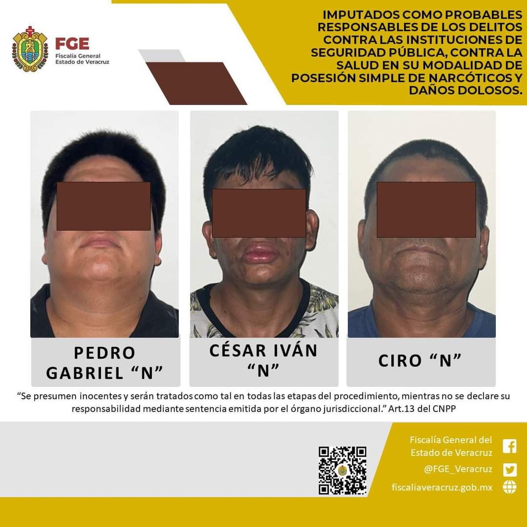 Imputados como probables responsables de los delitos contra las ...